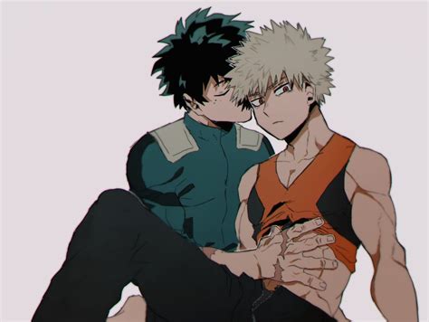 bakugou x midoriya r34|boku no hero academia, my hero academia, bakugou katsuki, .